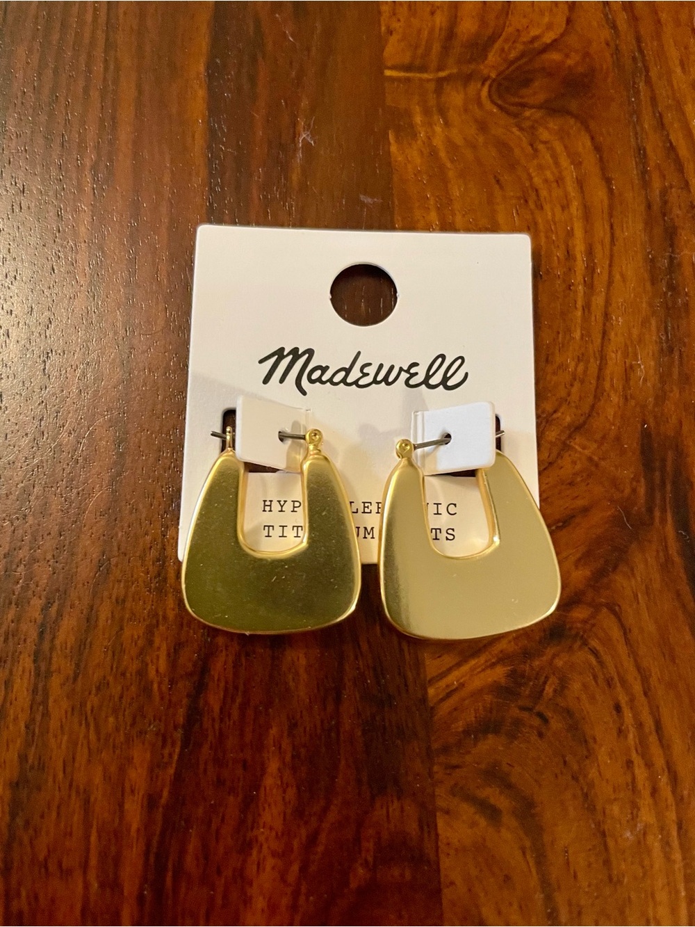 Madewell Chunky Gold-Tone Hoop Earrings